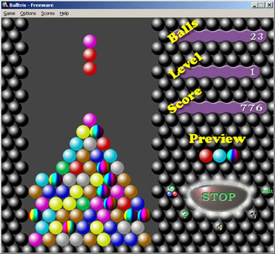 Screenshot of Balltris