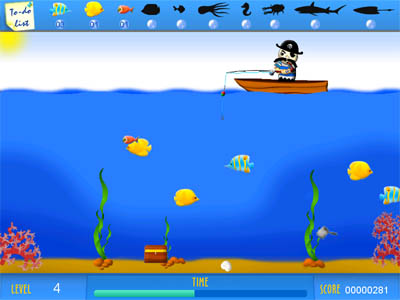 Screenshot vom Programm: Crazy Fishing