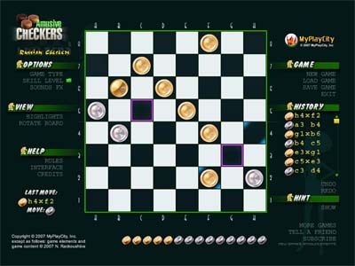 Amusive Checkers 2.0 screenshot