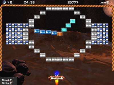 Screenshot of Galactic Arkanoid