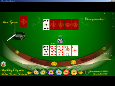 Screenshot of Poker Game Deluxe 2.0