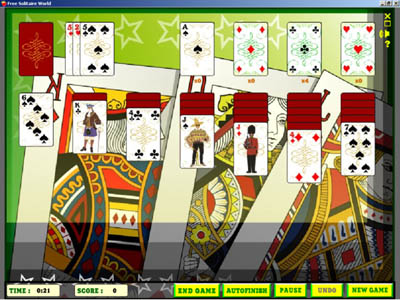 Screenshot of Free Solitaire World