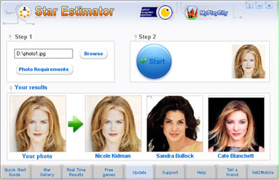 Screenshot of Star Estimator