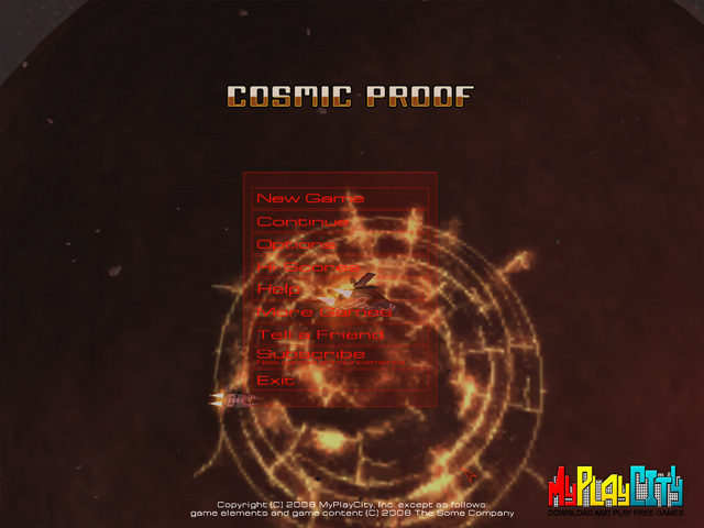 Screenshot #1 Cosmic Proof