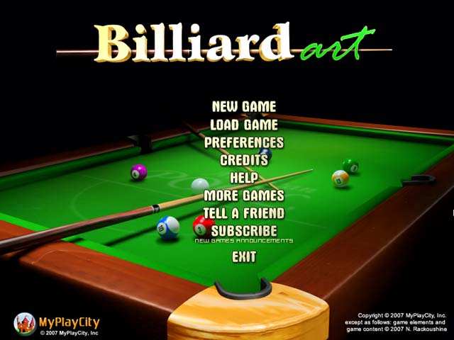Screenshot #1 Billiard Art