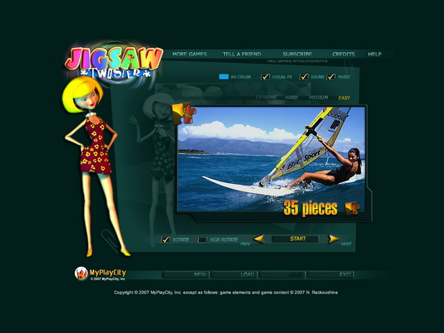 Screenshot #1 Jigsaw Twister